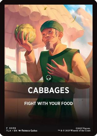 Cabbages Theme Card [Avatar: The Last Airbender Tokens]-1