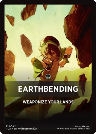 Earthbending Theme Card (0042) [Avatar: The Last Airbender Tokens]-1