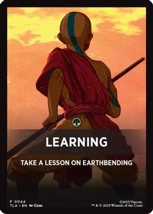 Learning Theme Card [Avatar: The Last Airbender Tokens]-1