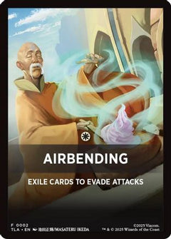 Airbending Theme Card [Avatar: The Last Airbender Tokens]-1