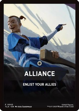 Alliance Theme Card [Avatar: The Last Airbender Tokens]-1