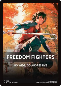 Freedom Fighters Theme Card [Avatar: The Last Airbender Tokens]-1