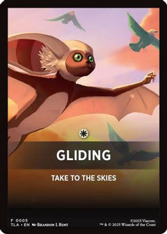 Gliding Theme Card [Avatar: The Last Airbender Tokens]-1