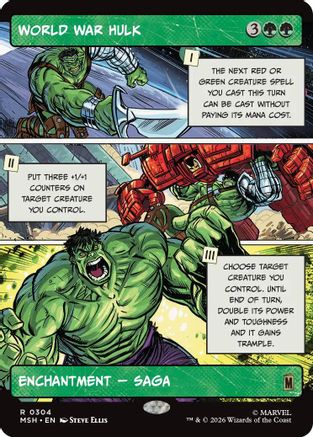World War Hulk (Borderless) (MSH-304) - Marvel Super Heroes-1