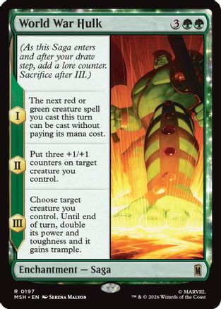 World War Hulk (MSH-197) - Marvel Super Heroes Foil-1