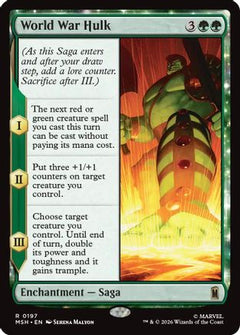 World War Hulk (MSH-197) - Marvel Super Heroes Foil-1