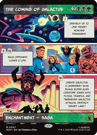 The Coming of Galactus (Borderless) (MSH-307) - Marvel Super Heroes-1