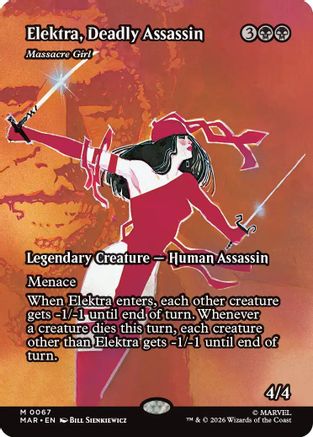 Elektra, Deadly Assassin - Massacre Girl (Borderless) [Marvel Universe: Eternal-Legal]-1