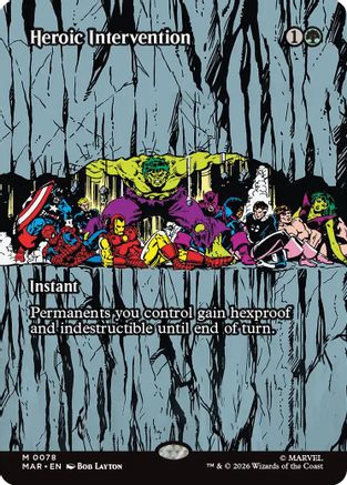 Heroic Intervention (0078) (Borderless) [Marvel Universe: Eternal-Legal]-1