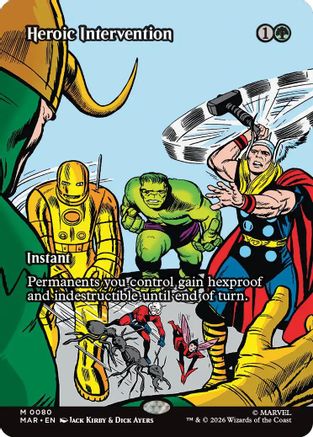 Heroic Intervention (0080) (Borderless) [Marvel Universe: Eternal-Legal]-1