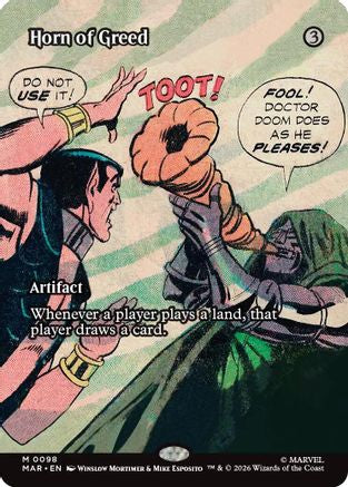 Horn of Greed (Borderless) [Marvel Universe: Eternal-Legal]-1
