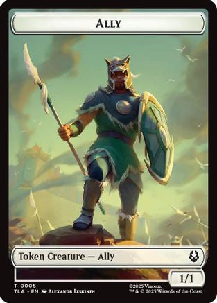 Ally (0005) // Clue (0018) Double-Sided Token [Avatar: The Last Airbender Tokens]-3