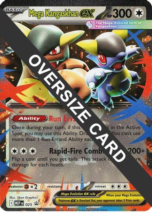 Mega Kangaskhan ex 025  - Holofoil Jumbo Cards - Promo-1