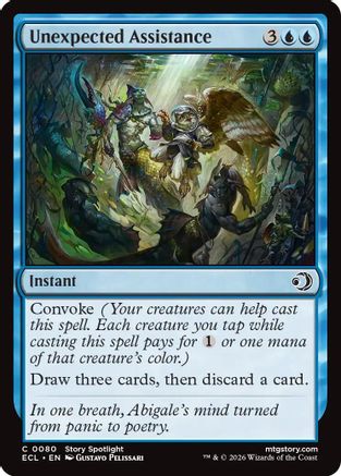 Unexpected Assistance (ECL-080) - Lorwyn Eclipsed Foil-1