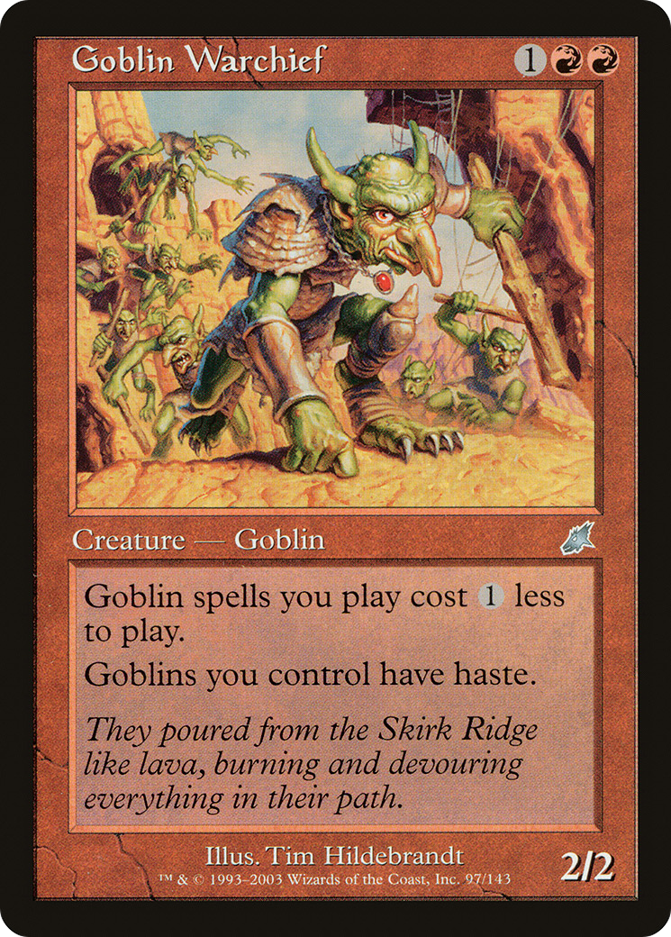 Goblin Warchief [Scourge]-1
