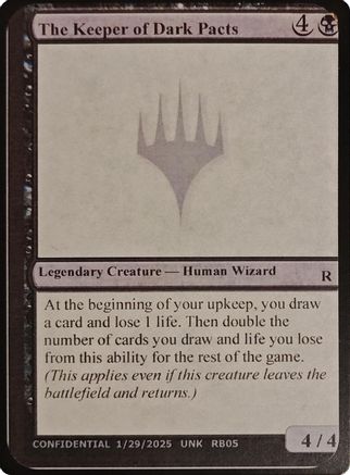 The Keeper of Dark Pacts (-) - Un-Known Event Playtest Cards-1