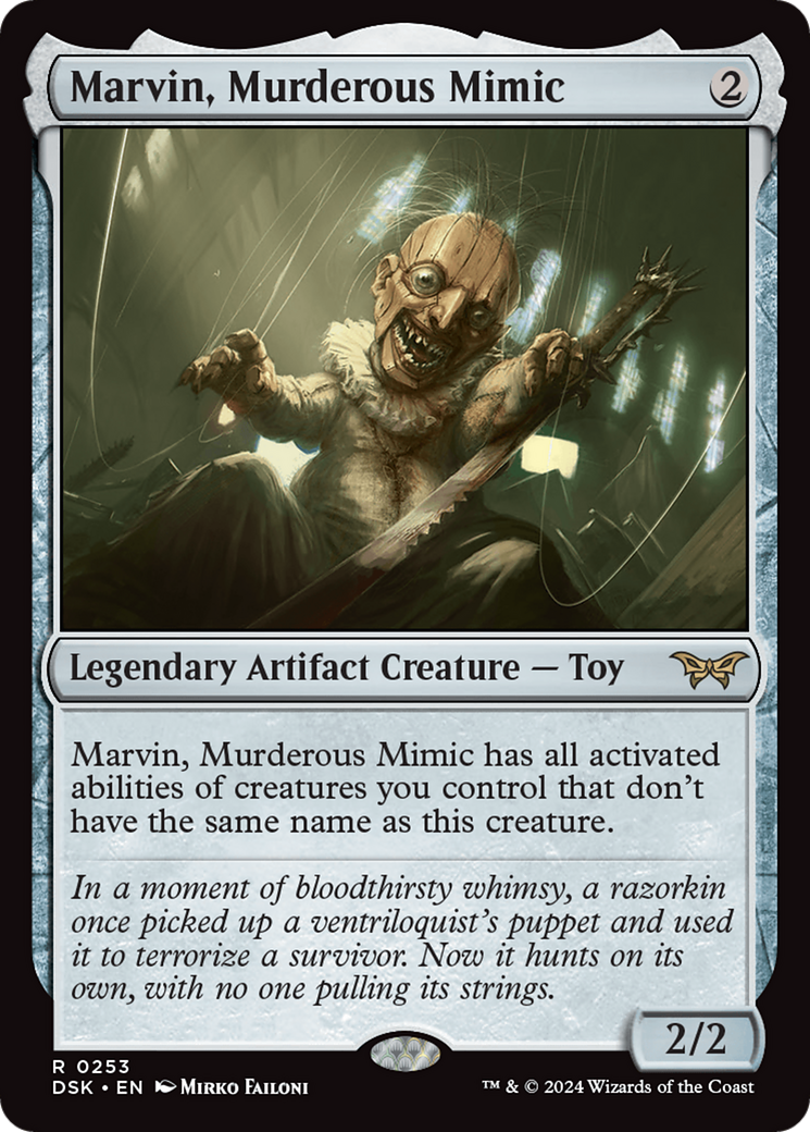 Marvin, Murderous Mimic [Duskmourn: House of Horror]-1