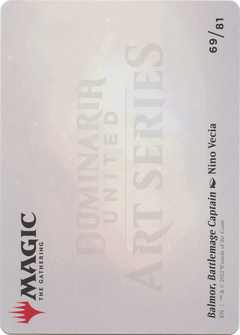Balmor, Battlemage Captain // Balmor, Battlemage Captain (ADMU-069) - Dominaria United Art Series (Borderless) Foil-2