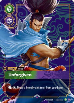 Yasuo - Unforgiven (Metal) (259/298) - Riftbound Organized Play Promotional Cards Foil-1