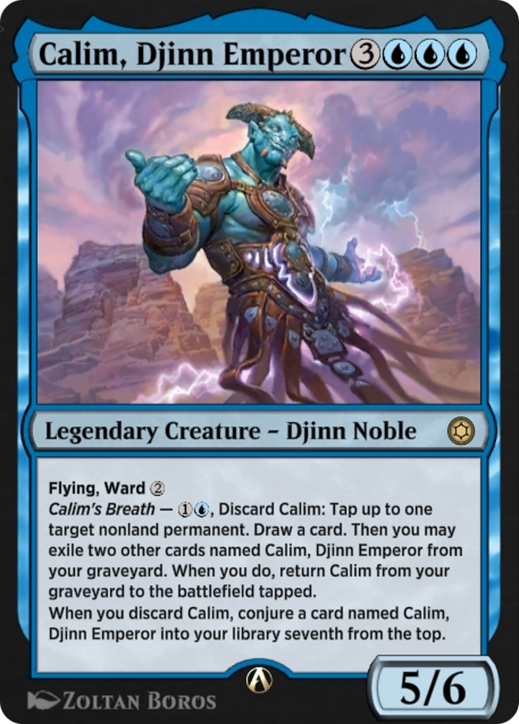 Calim, Djinn Emperor (HBG-033) - Alchemy Horizons: Baldur's Gate-1