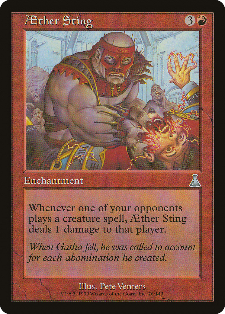 Aether Sting [Urza's Destiny]-1