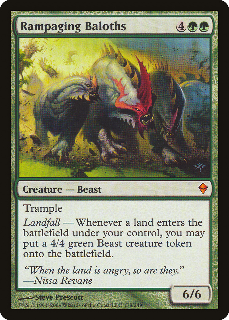 Rampaging Baloths [Zendikar]-1