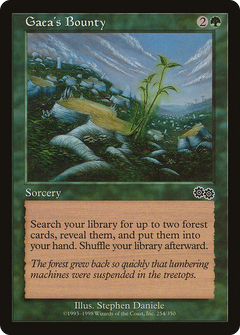 Gaea's Bounty [Urza's Saga]-1