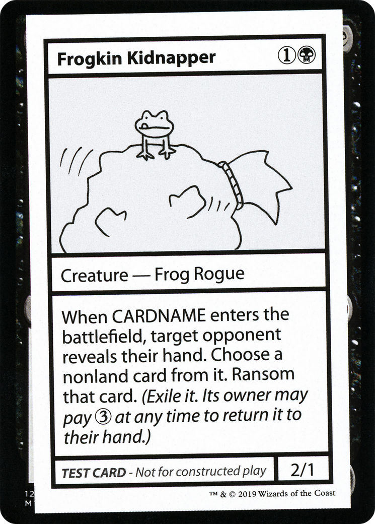 Frogkin Kidnapper (2021 Edition) [Mystery Booster Playtest Cards]-1