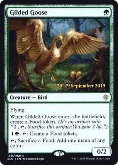 Gilded Goose [Throne of Eldraine Prerelease Promos]-1
