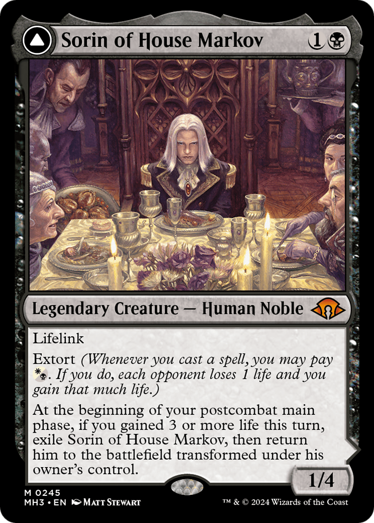 Sorin of House Markov // Sorin, Ravenous Neonate [Modern Horizons 3]-1