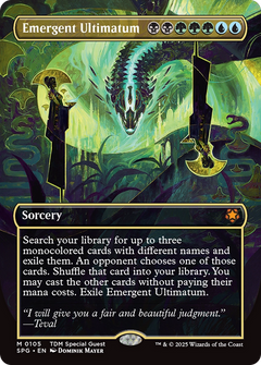 Emergent Ultimatum (Borderless) [Tarkir: Dragonstorm Special Guests]-1
