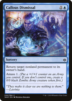 Callous Dismissal [War of the Spark]-1
