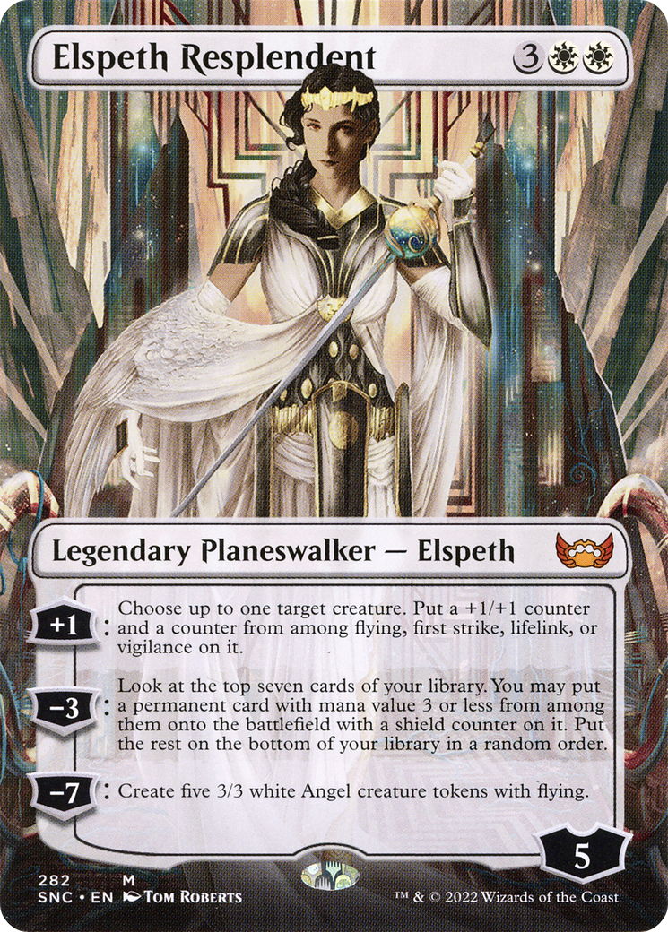 Elspeth Resplendent (Borderless) [Streets of New Capenna]-1