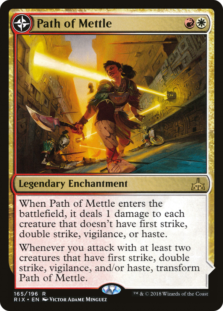 Path of Mettle // Metzali, Tower of Triumph [Rivals of Ixalan]-3