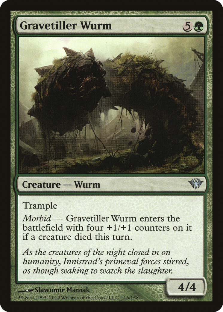 Gravetiller Wurm [Dark Ascension]-1