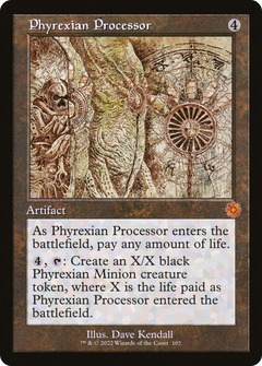 Phyrexian Processor (Retro Schematic) [The Brothers' War Retro Artifacts]-1