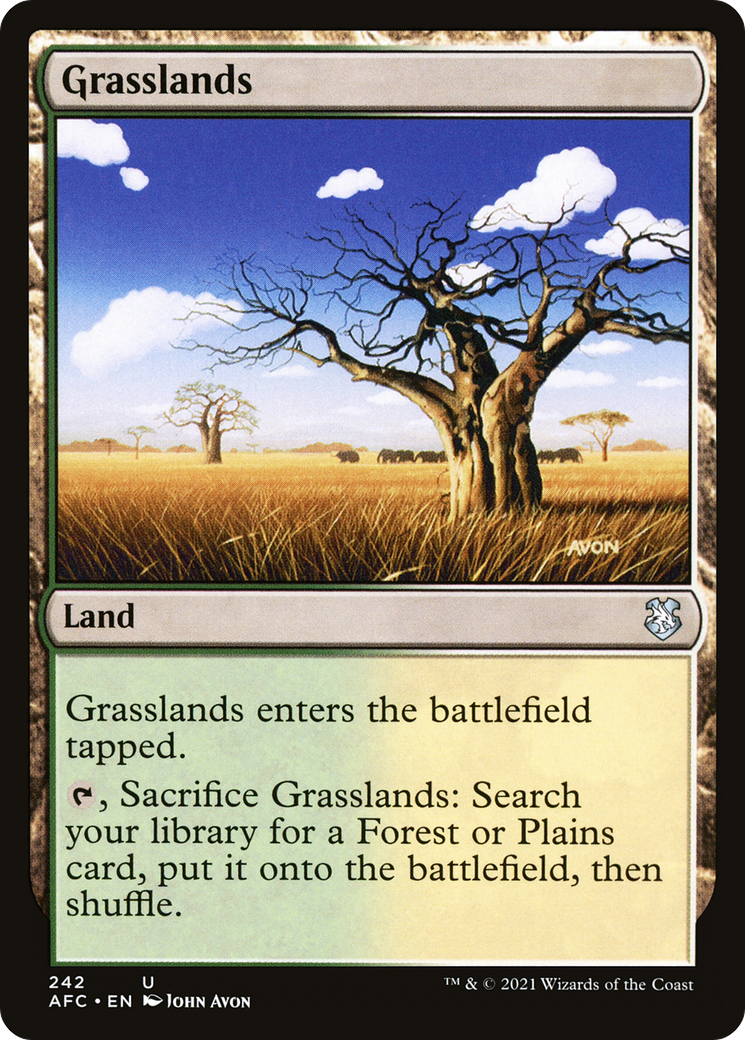Grasslands [Dungeons & Dragons: Adventures in the Forgotten Realms Commander]-1