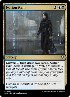 Notion Rain [Murders at Karlov Manor Commander]-1