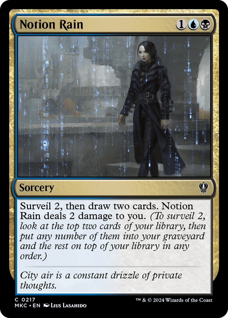 Notion Rain [Murders at Karlov Manor Commander]-1