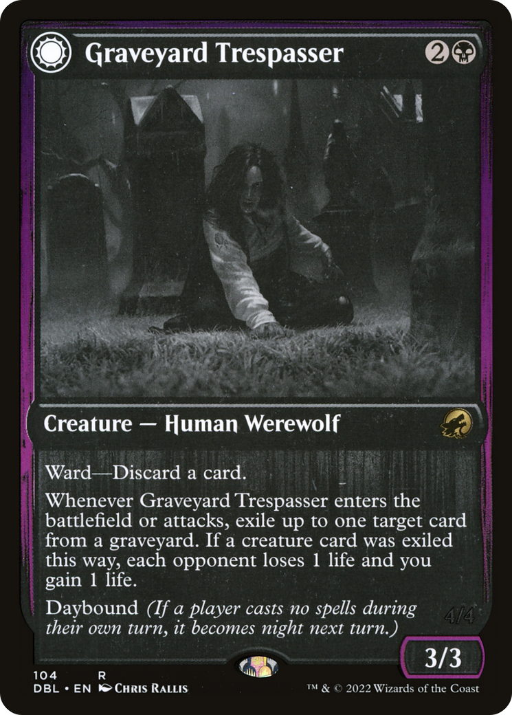 Graveyard Trespasser // Graveyard Glutton [Innistrad: Double Feature]-3