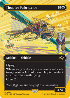 Thopter Fabricator (Borderless) (First-Place Foil) [Aetherdrift]-1