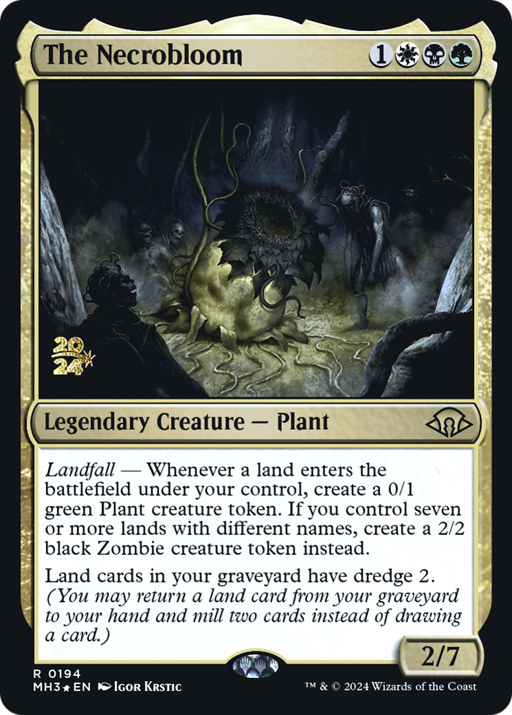 The Necrobloom [Modern Horizons 3 Prerelease Promos]-1