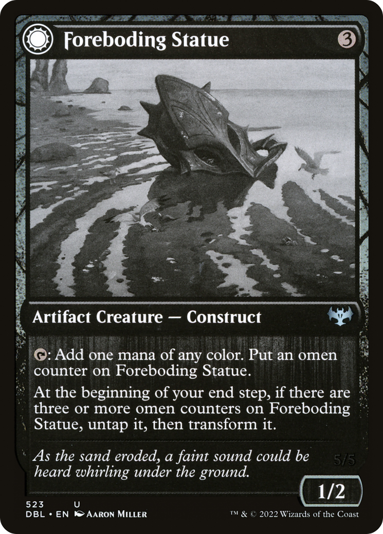 Foreboding Statue // Forsaken Thresher [Innistrad: Double Feature]-3
