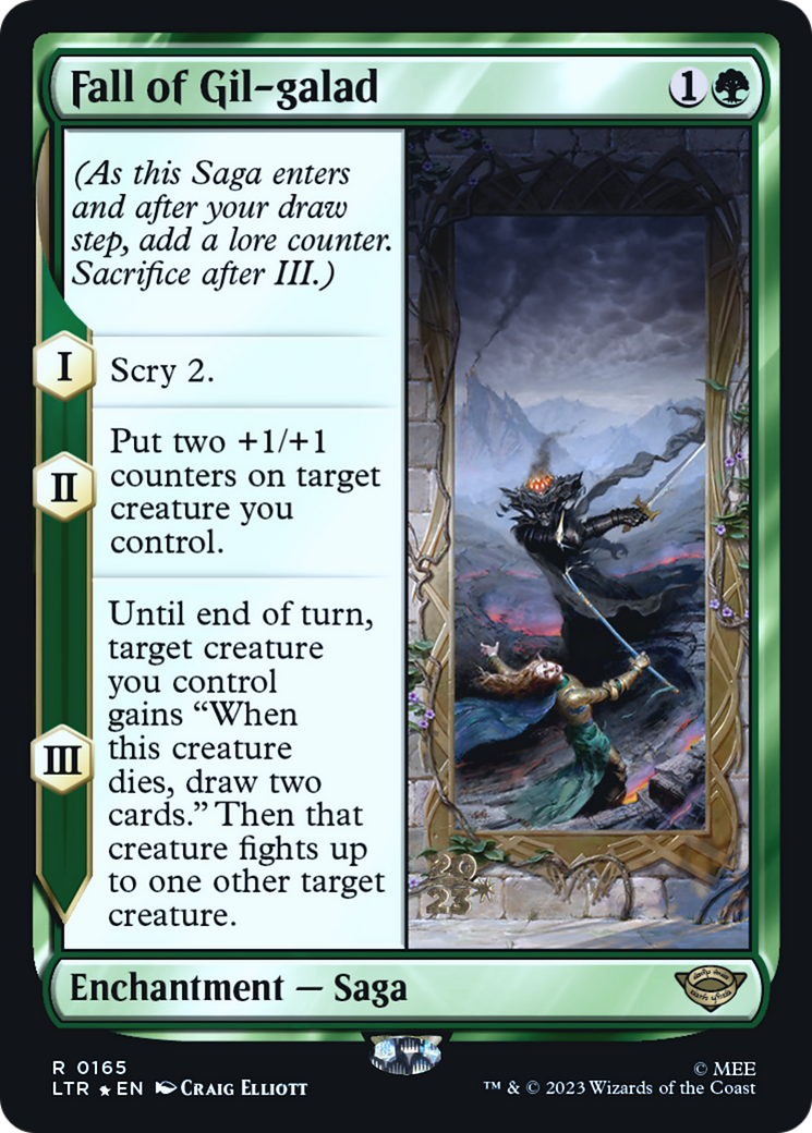 Fall of Gil-galad [The Lord of the Rings: Tales of Middle-Earth Prerelease Promos]-1
