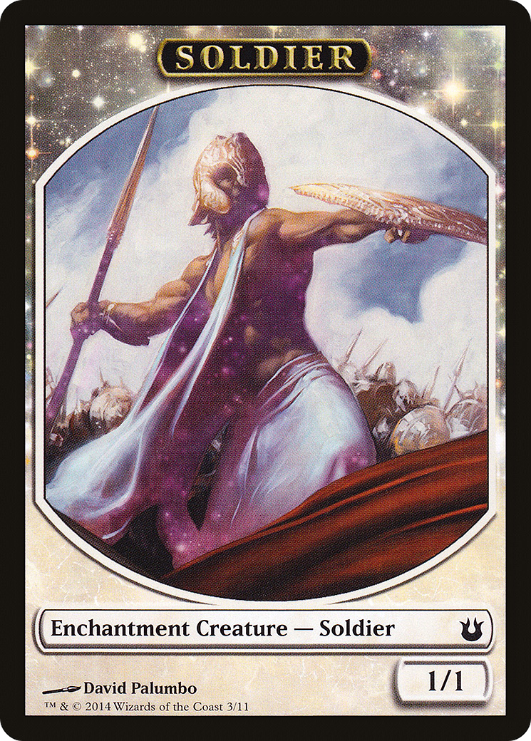 Soldier Token [Born of the Gods Tokens]-1