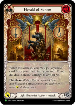 Herald of Sekem [LGS430] (Promo)  Rainbow Foil-1