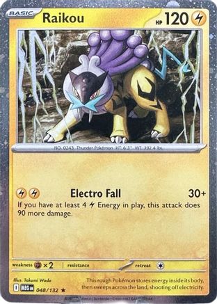 Raikou 048/132  - Holofoil ME01 Mega Evolution - Promo-1