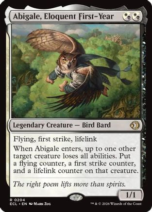 Abigale, Eloquent First-Year [Lorwyn Eclipsed]-1