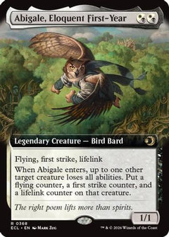 Abigale, Eloquent First-Year (Extended Art) [Lorwyn Eclipsed]-1