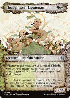 Thoughtweft Lieutenant (Showcase) (ECL-343) - Lorwyn Eclipsed Foil-1
